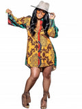 Women Autumn New Vetement Femme Dashiki Yellow Shirt Dress African Dress Dashiki Ankara Dresses