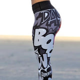 Digital Printing Small Monster Yoga Lift Hip High Waist