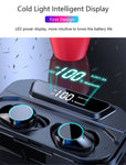 TWS 5.0 Bluetooth 6D Stereo Earphone Wireless Earphones Sport IPX7 Bluetooth Earphones 3300mAh LED Display Power Bank