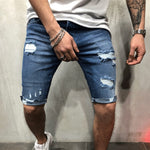 Denim Chino Shorts Super STRETCH Skinny Slim  Half Pant Cargo Jeans