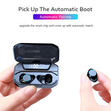 TWS 5.0 Bluetooth 6D Stereo Earphone Wireless Earphones Sport IPX7 Bluetooth Earphones 3300mAh LED Display Power Bank